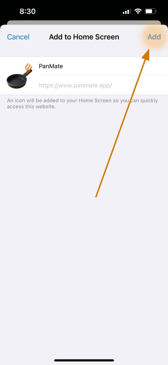 Add to Home Screen
